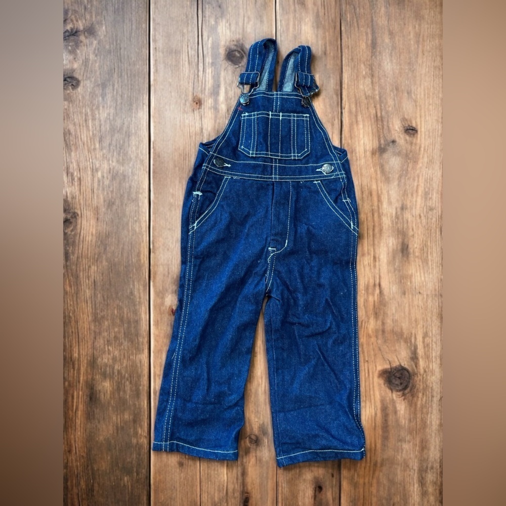 Kids Hi Gear denim jean overalls-2T vintage